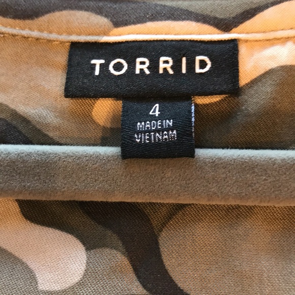 Torrid size 4 camo dress. - Picture 5 of 5